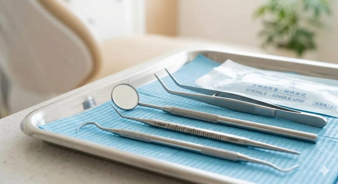 歯医者の歯周病治療の器具